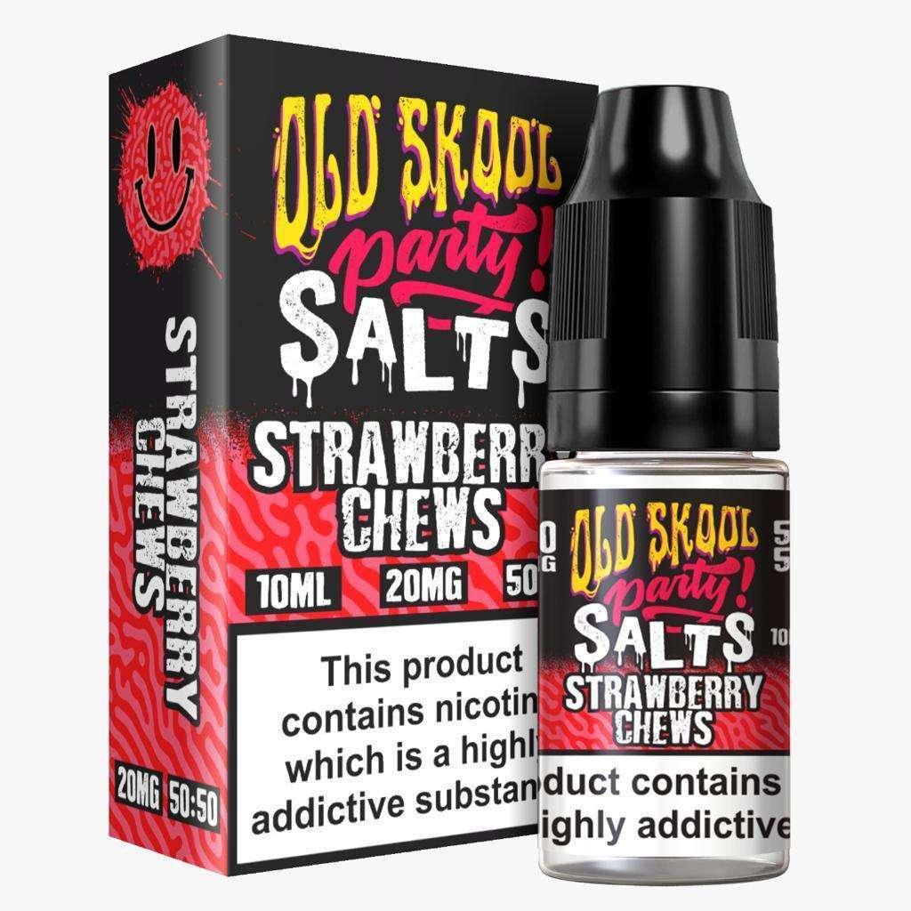 Product Image of Strawberry Chews Nic Salt E-Liquid by Old Skool Party Salts 10ml