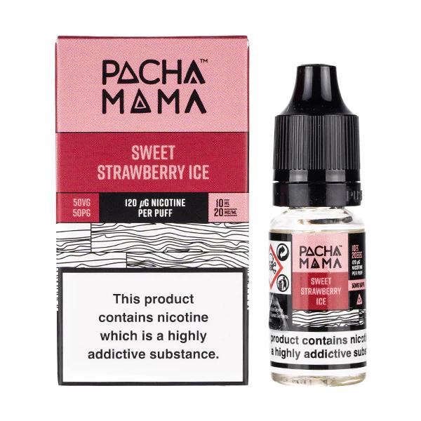 Product Image of Sweet Strawberry Ice Nic Salt E-Liquid by Pacha Mama 10ml