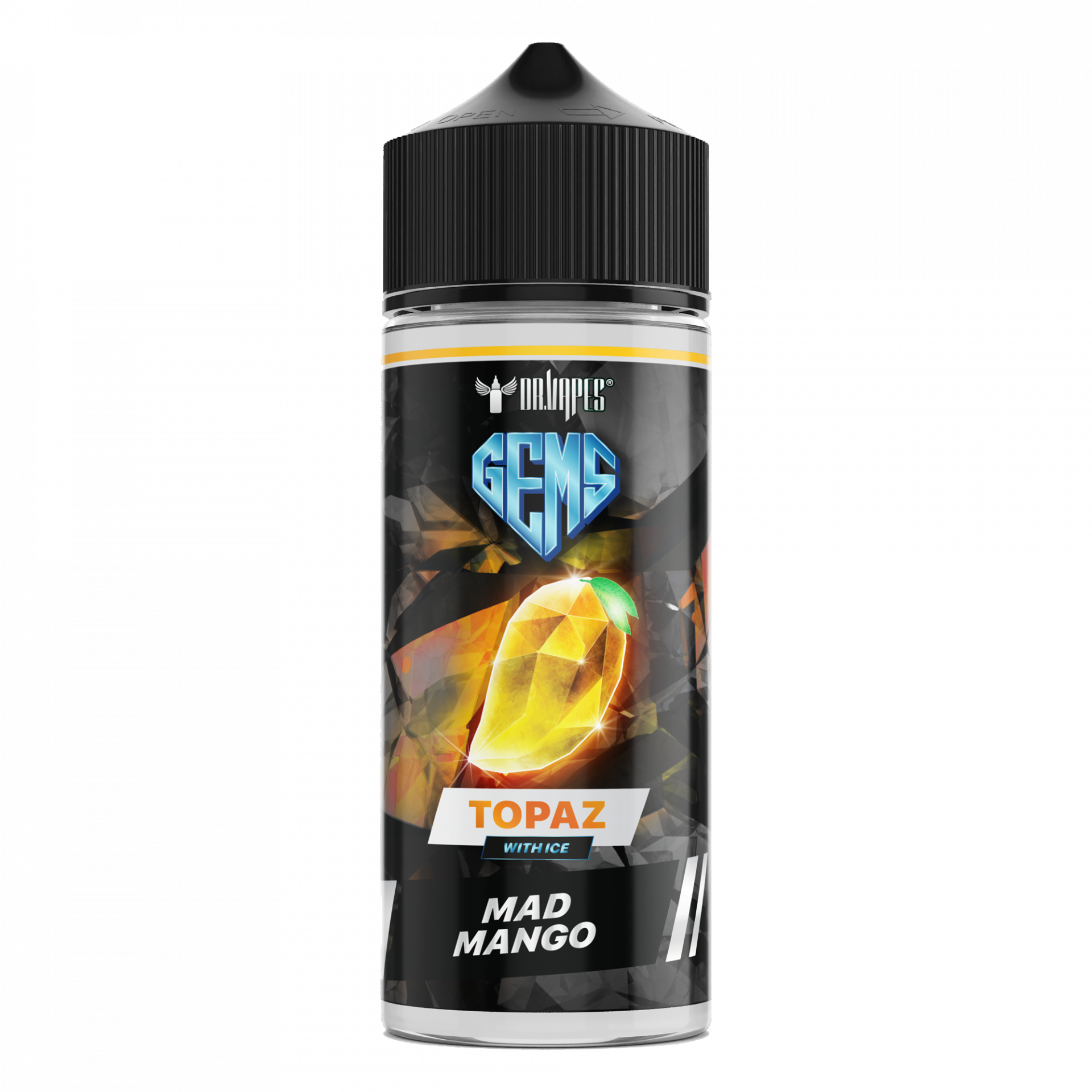 Product Image of Dr Vapes Gems E liquid - Topaz with Ice Mad Mango - 100ml