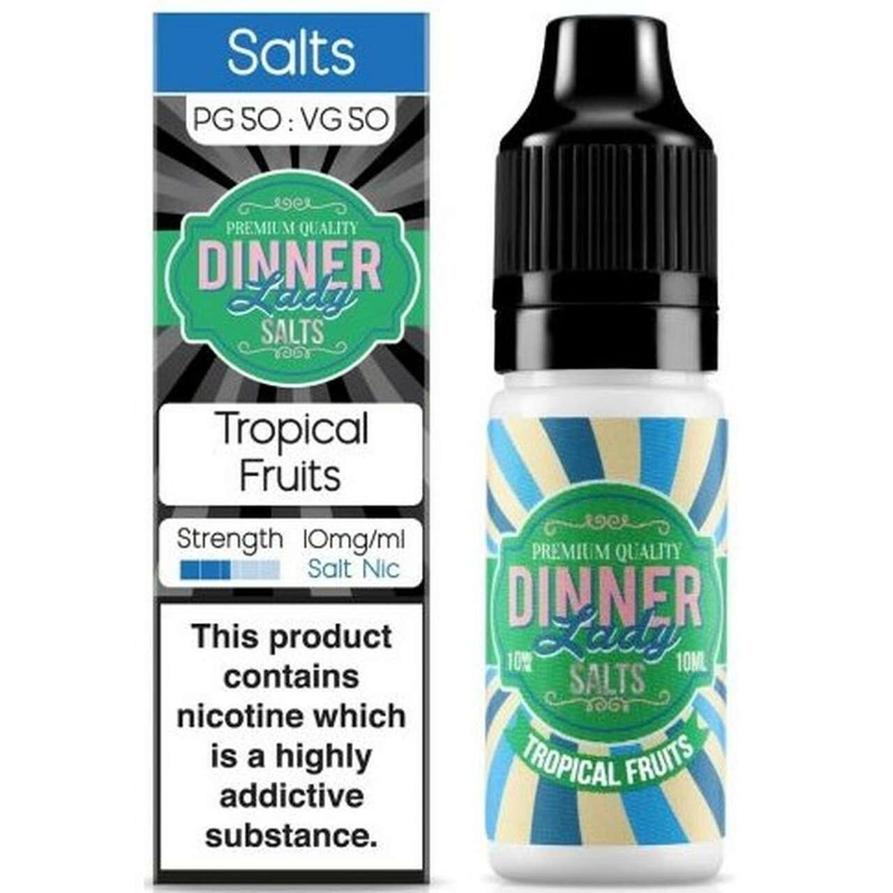 Product Image of Tropical Fruits Nic Salt E-Liquid by Dinner Lady 10ml