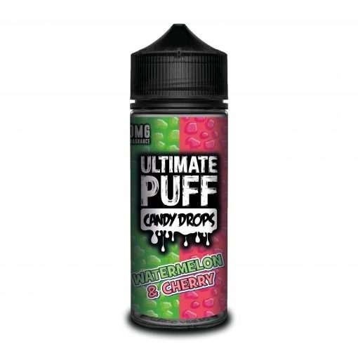 Product Image of Ultimate Puff Candy Drops E Liquid - Watermelon & Cherry - 100ml