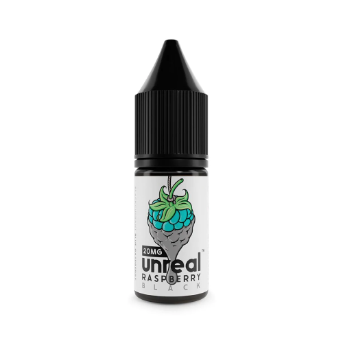 Product Image of Black Nic Salt E-Liquid by Unreal Raspberry 10ml