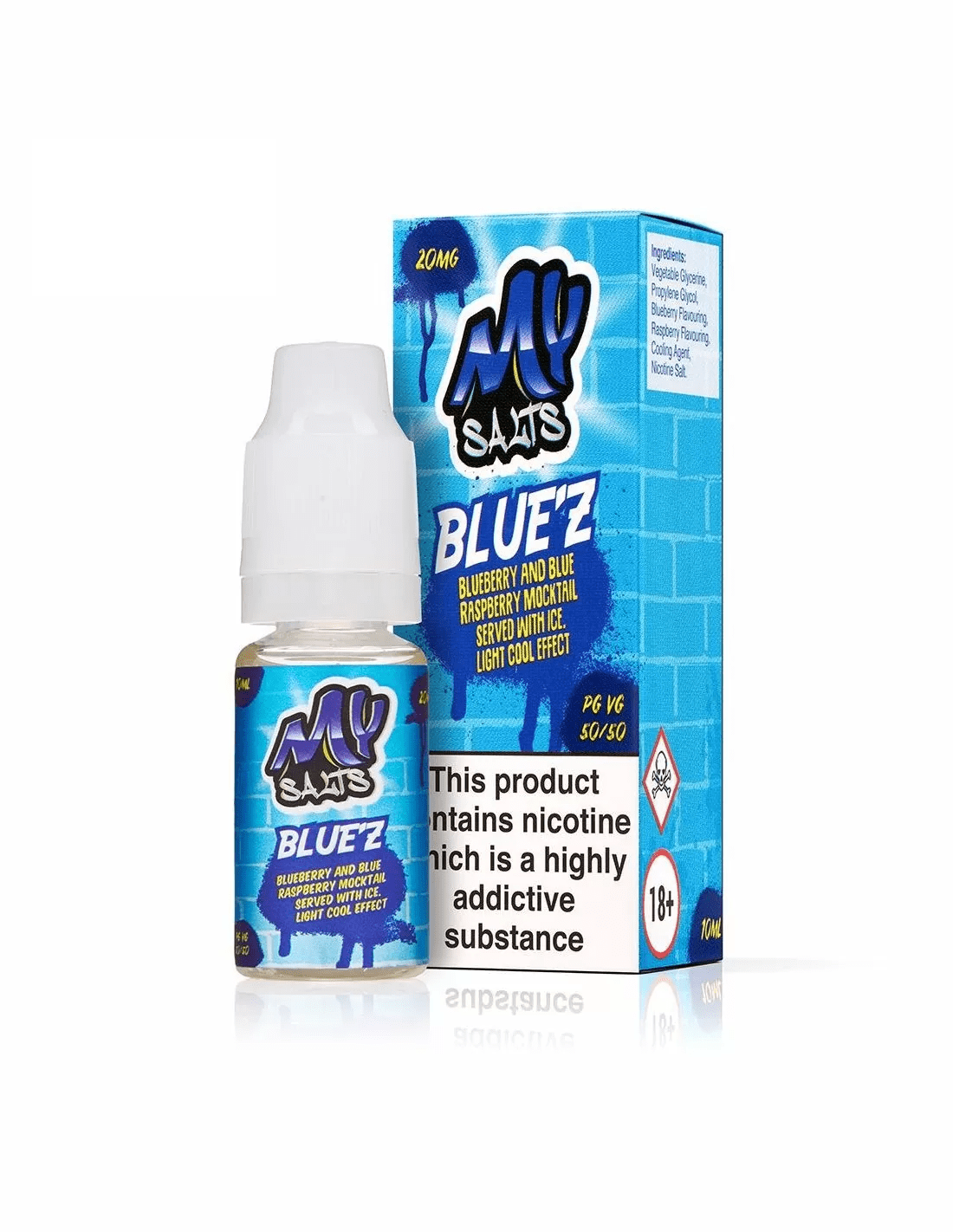 Product Image of My Salts E liquid - Blue'z - 10ml