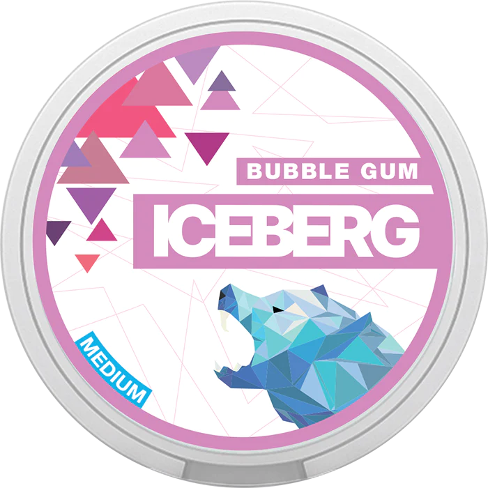 Product Image of Bubblegum Light Nicotine Pouches by Ice Berg 20mg/g