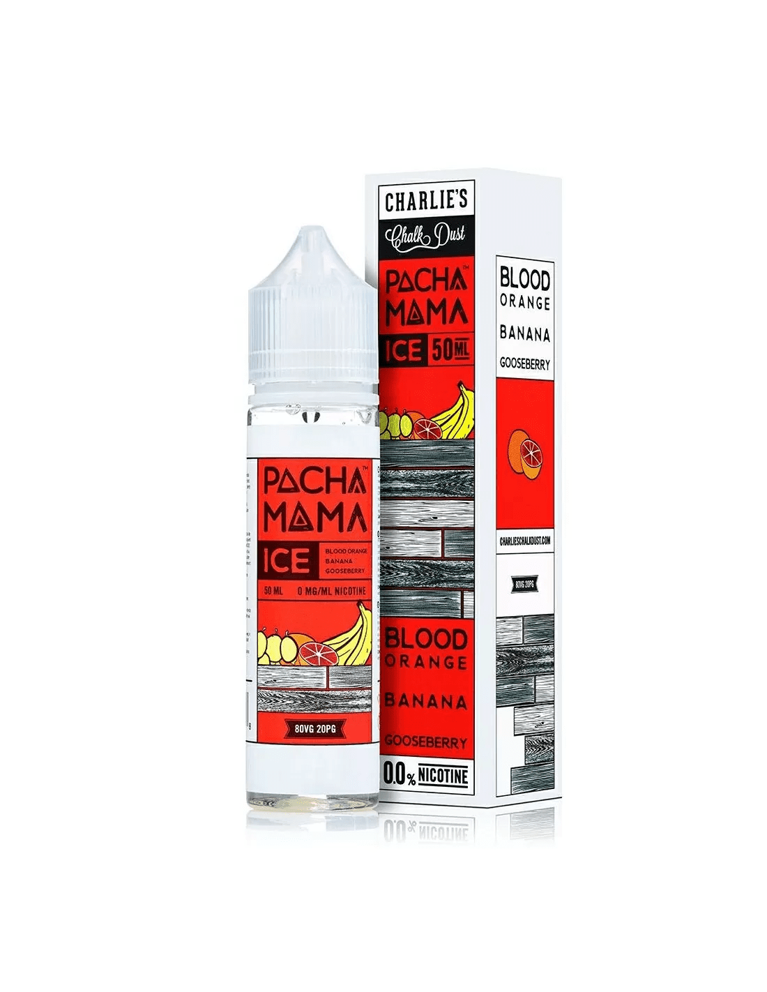 Product Image of Pacha Mama E Liquid - Blood Orange, Banana and Gooseberry Ice - 50ml