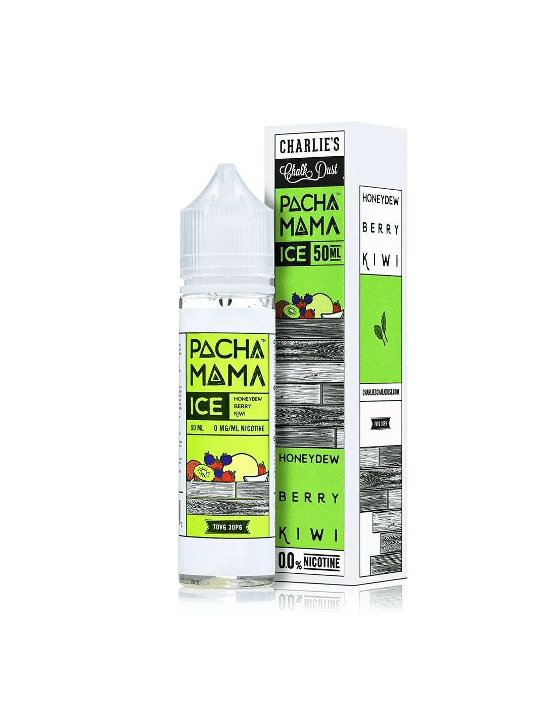 Product Image of Pacha Mama E Liquid - The Mint Leaf, Honeydew, Berry and Kiwi Ice - 50ml