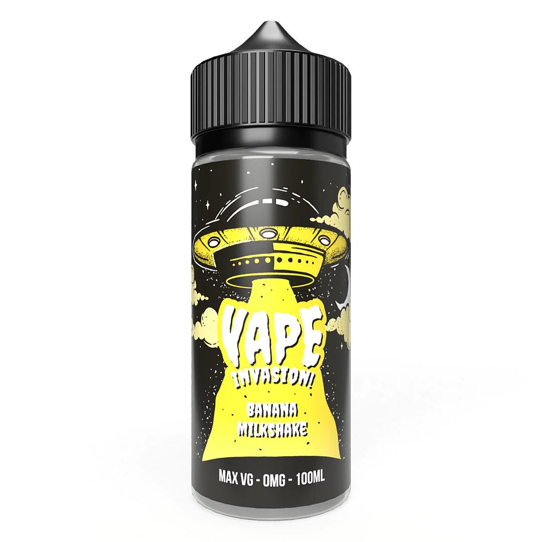 Product Image of Vape Invasion By DarkStar E Liquid - Banana Milkshake - 100ml