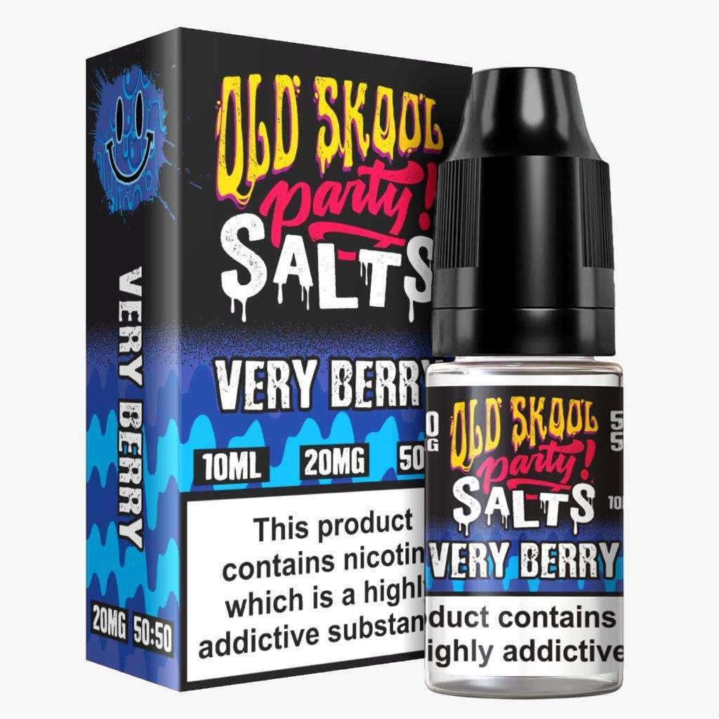 Product Image of Very Berry Nic Salt E-Liquid by Old Skool Party Salts 10ml