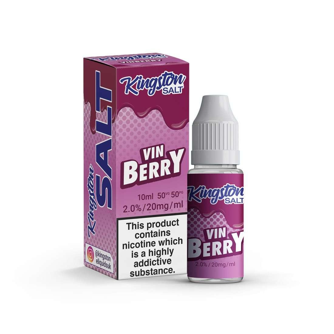 Product Image of Vinberry Nic Salt E-Liquid by Kingston Salt 10ml