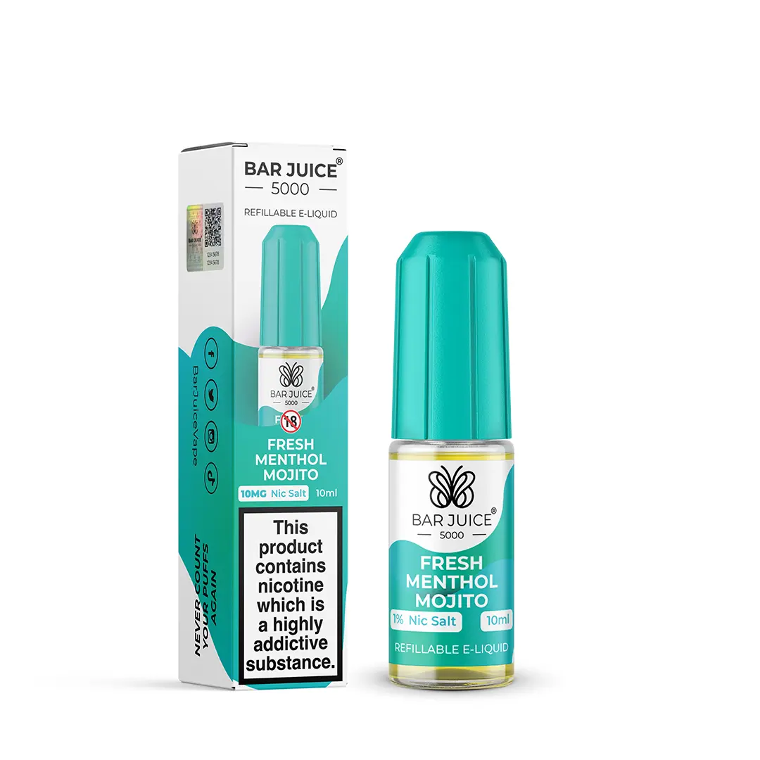 Product Image of Fresh Menthol Mojito Nic Salt E-Liquid by Bar Juice 5000 Salts 10ml