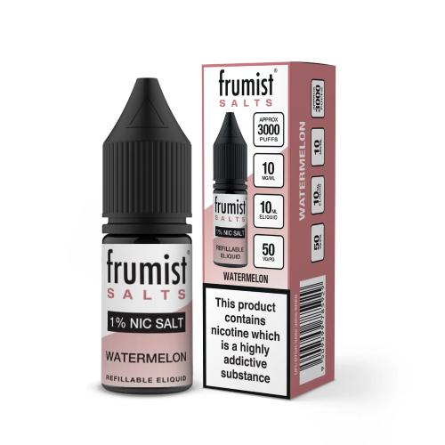 Product Image of Watermelon Nic Salt E-Liquid by Frumist Salts 10ml