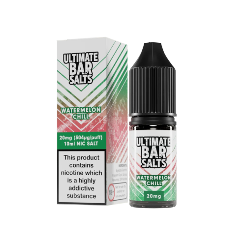 Product Image of Watermelon Chill Nic Salt E-Liquid by Ultimate Bar Salts 10ml