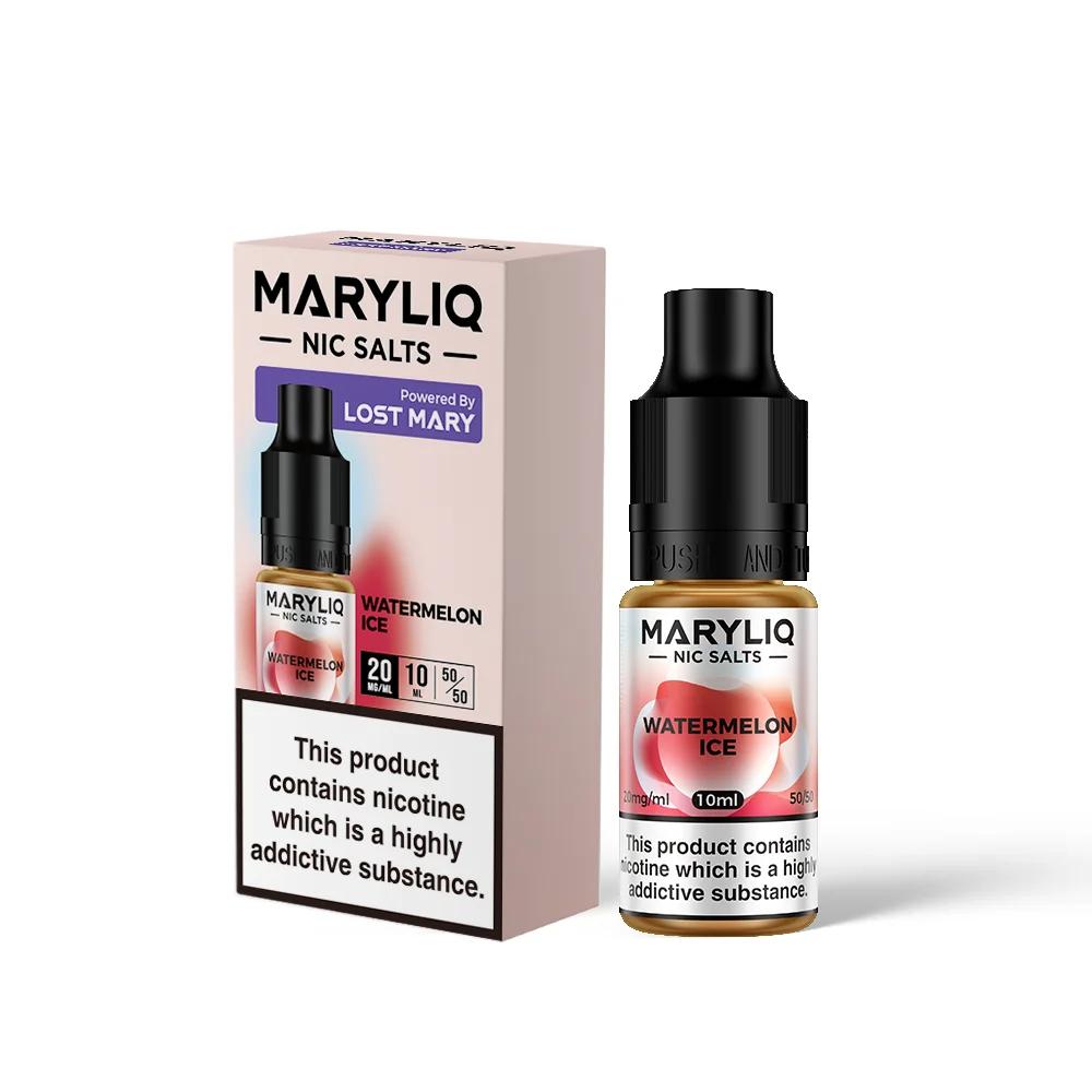 Product Image of Watermelon Ice Nic Salt E-Liquid by Maryliq Salts 10ml