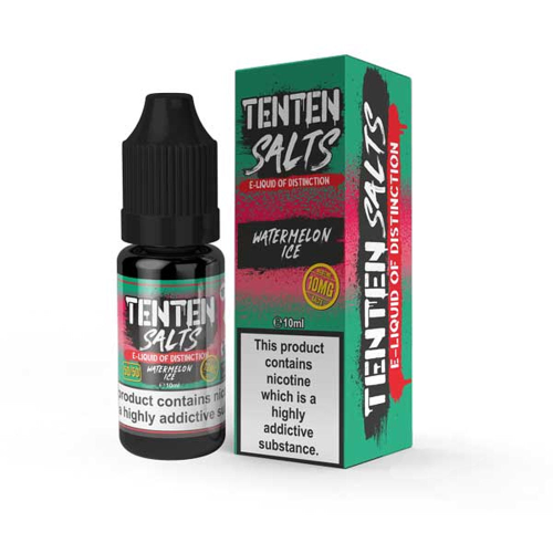 Product Image of Watermelon Ice Nic Salt E-Liquid by TenTen 10ml