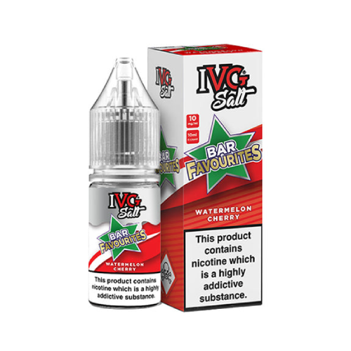 Product Image of Watermelon Cherry Nic Salt E-Liquid by IVG Bar Salt Favourites