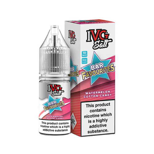 Product Image of Watermelon Cotton Candy Nic Salt E-Liquid by IVG Bar Salt Favourites