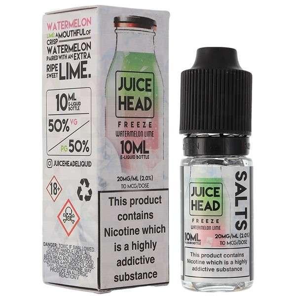 Product Image of Watermelon Lime Freeze Nic Salt E-Liquid by Juice Head 10ml