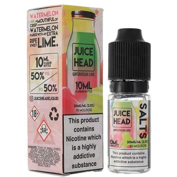 Product Image of Watermelon Lime Nic Salt E-Liquid by Juice Head 10ml