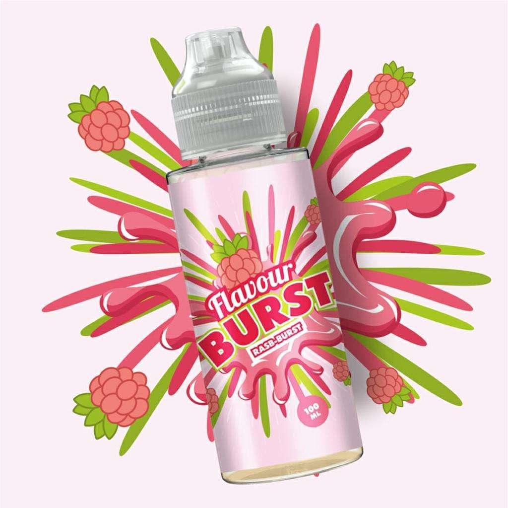 Product Image of Flavour Burst E Liquid - Rasb Burst - 100ml