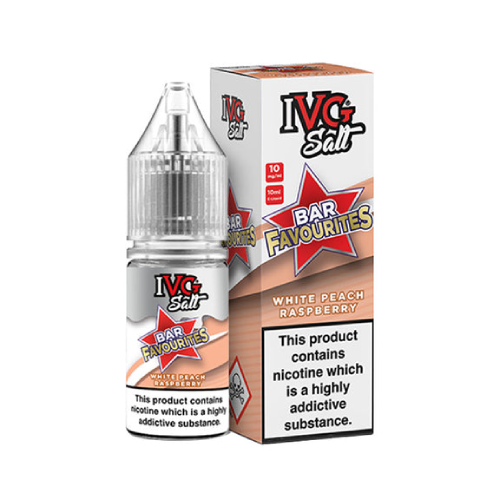 Product Image of White Peach Raspberry Nic Salt E-Liquid by IVG Bar Salt Favourites