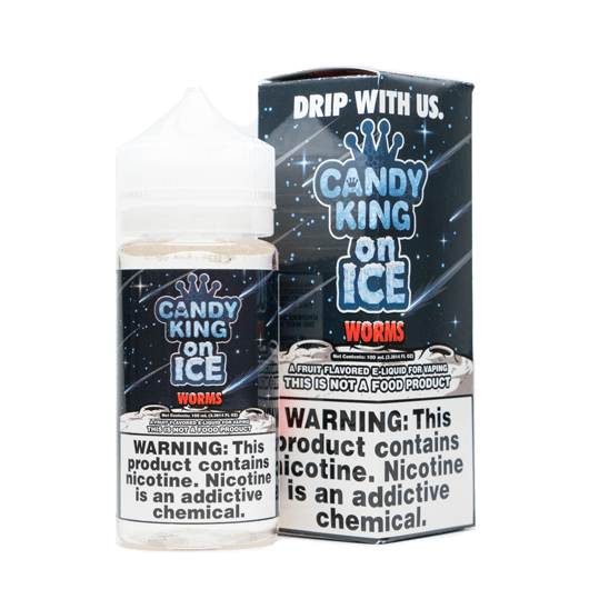 Product Image of Candy King E Liquid - Sour Worms On Ice - 100ml