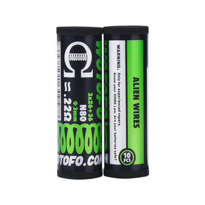 Product Image of Wotofo Prebuilt Coils - Alien 0.22 ohm / 0.30 ohm