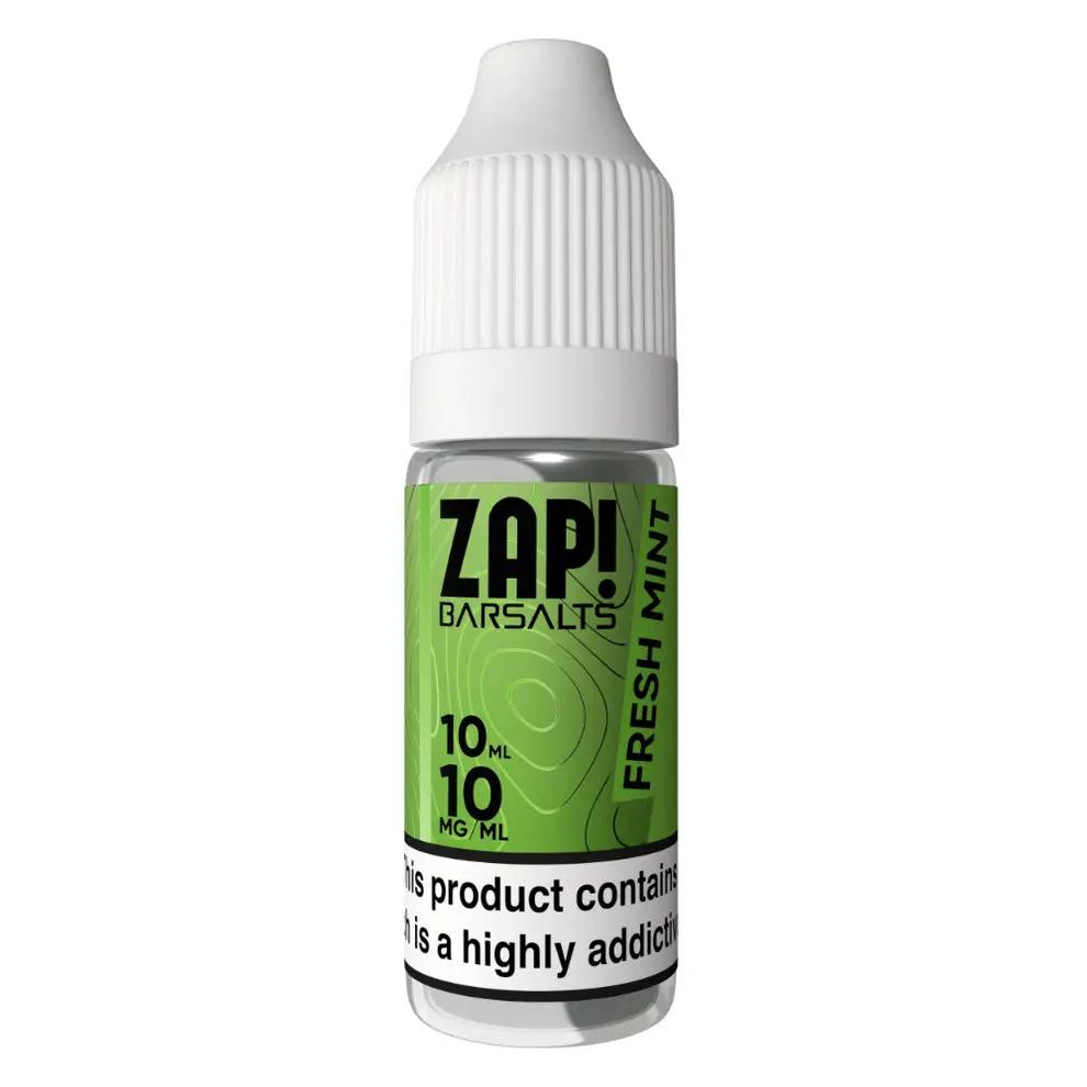 Product Image of Fresh Mint Nic Salt E-Liquid by Zap Bar Salts 10ml