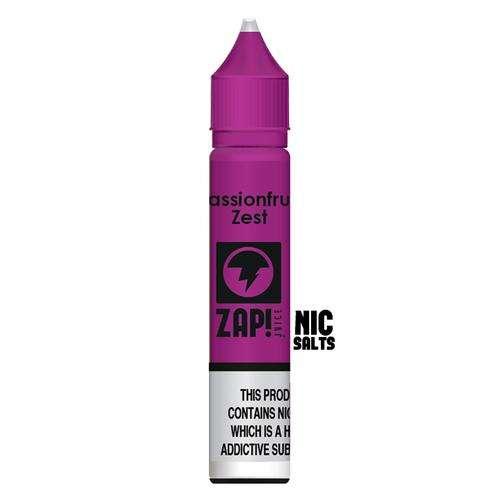 Product Image of Passionfruit Zest Nic Salt E liquid by ZAP! 10ml