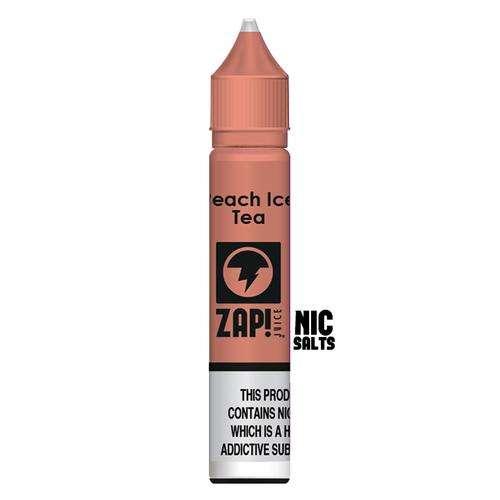 Product Image of Peach Iced Tea Nic Salt E liquid by ZAP! 10ml