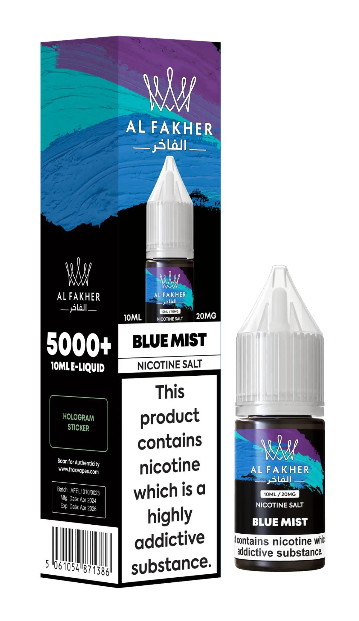 Product Image of Blue Mist Nic Salt E-Liquid by Al Fakher 10ml