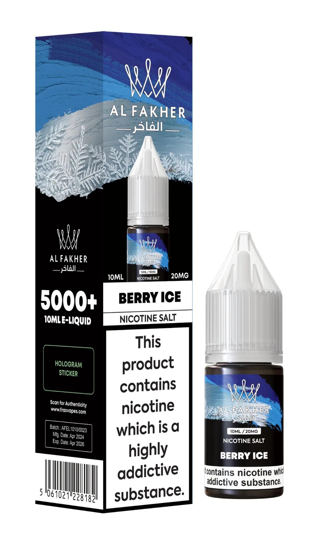 Product Image of Berry Ice Nic Salt E-Liquid by Al Fakher 10ml