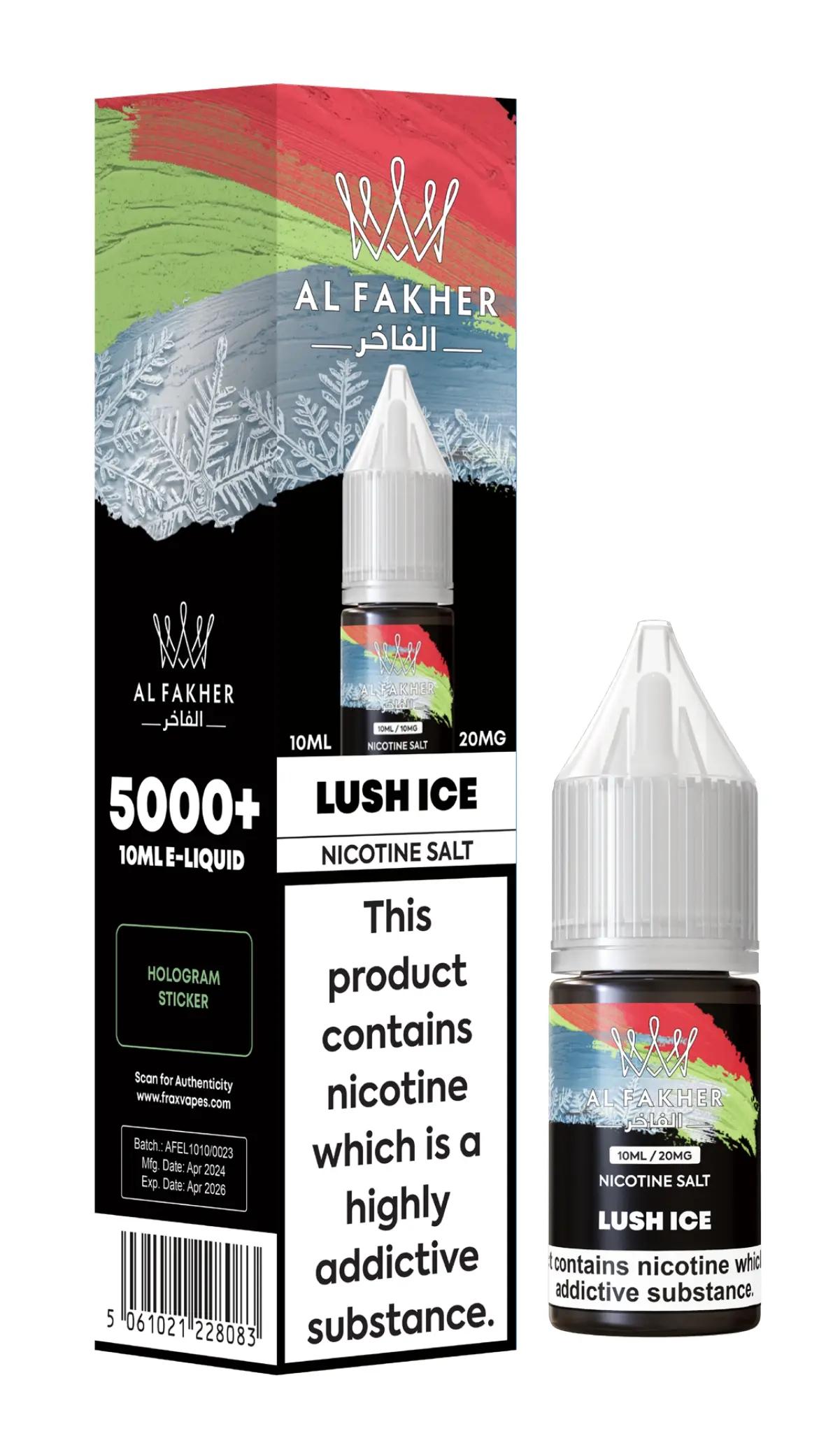 Product Image of Lush Ice Nic Salt E-Liquid by Al Fakher 10ml