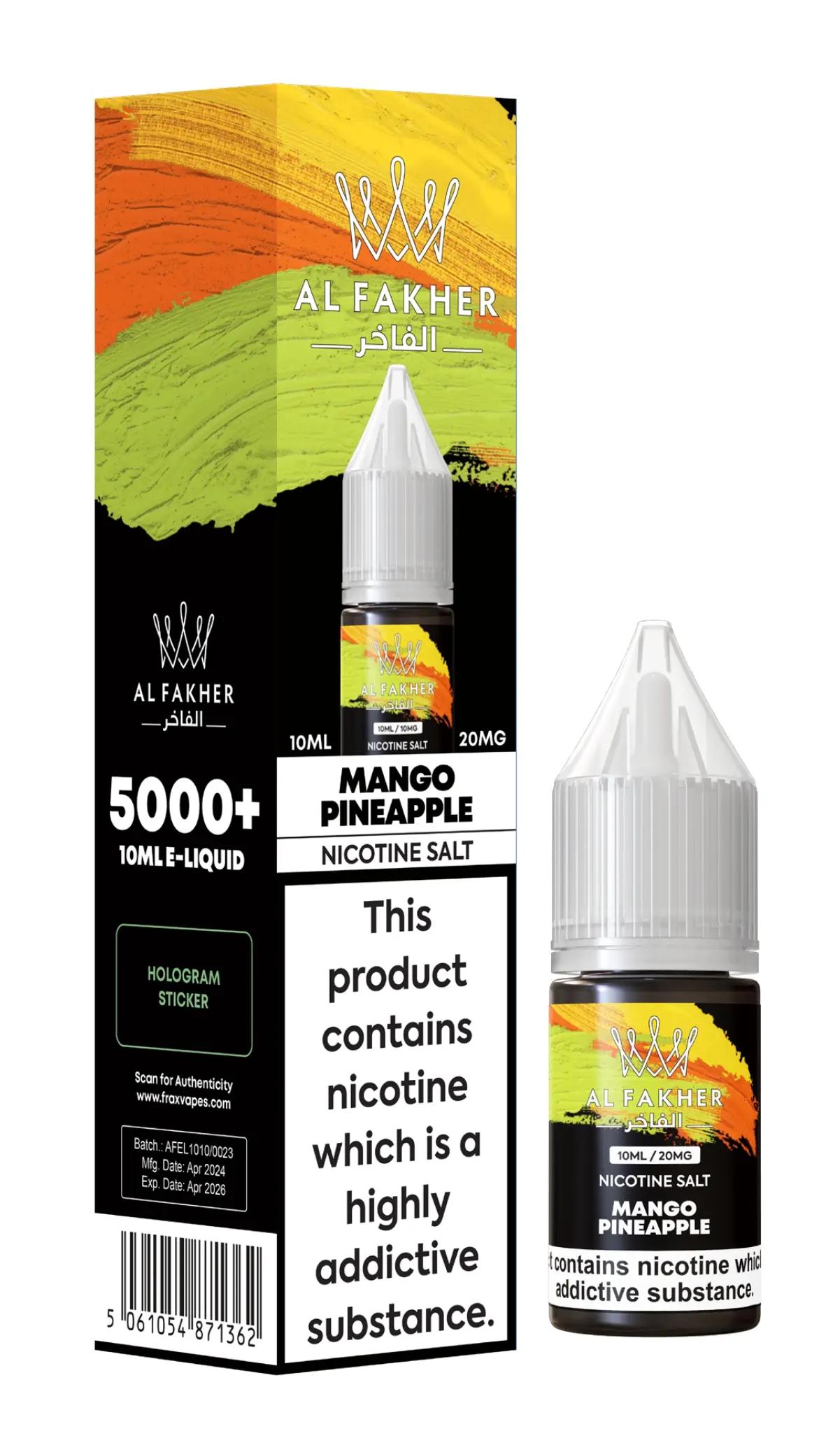 Product Image of Mango Pineapple Nic Salt E-Liquid by Al Fakher 10ml