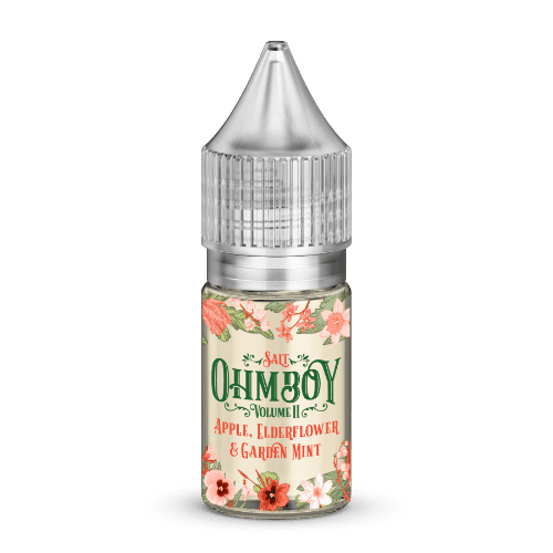 Product Image of Apple, Elderflower and Garden Mint Nic Salt E liquid by Ohm Boy Volume II 10ml