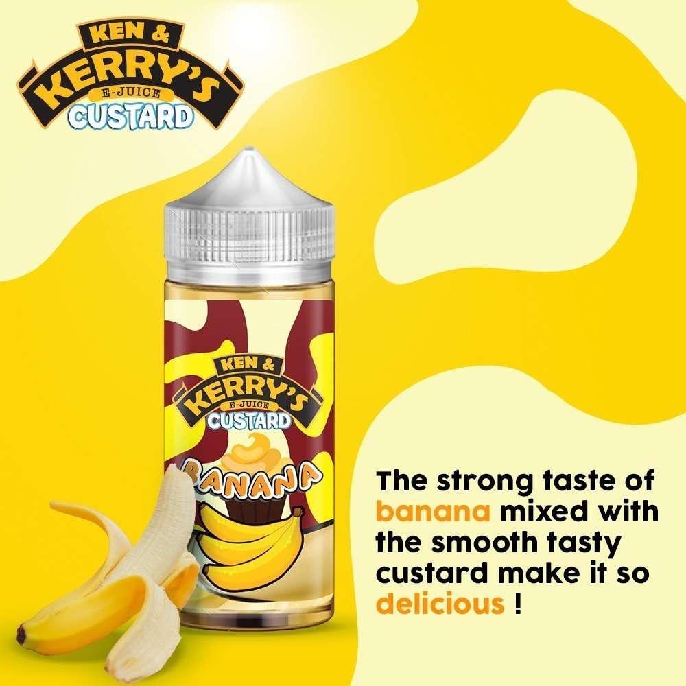 Product Image of Ken & Kerry's E Liquid Custard - Banana - 100ml