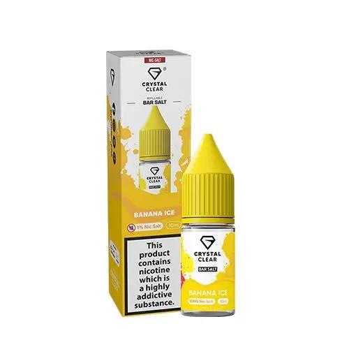 Product Image of Banana Ice Nic Salt E-Liquid by Crystal Clear Bar Salts 10ml