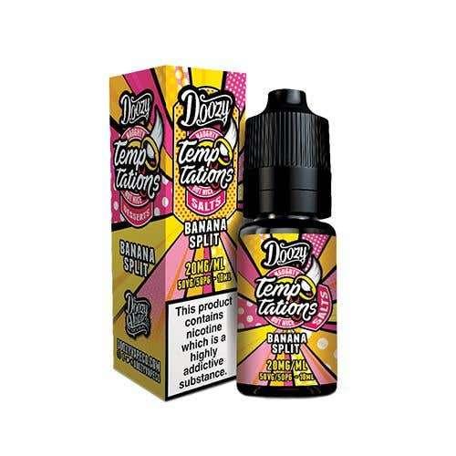 Product Image of Banana Split Nic Salt E-Liquid by Doozy Temptations 10ml