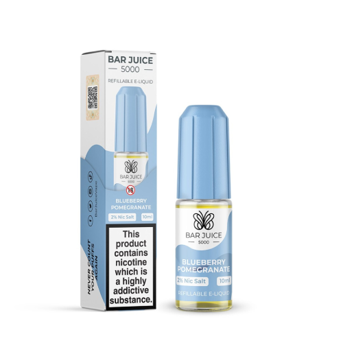 Product Image of Blueberry Pomegranate Nic Salt E-Liquid by Bar Juice 5000 Salts 10ml