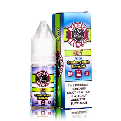 Product Image of Frozen Cranberry Apple Refresher Nic Salt E-liquid by Barista Brew 10ml