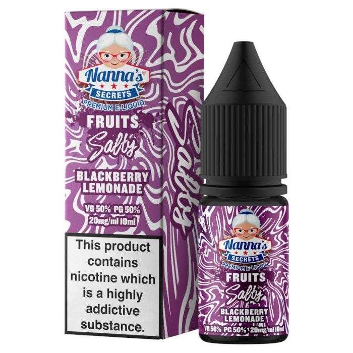 Product Image of Blackberry Lemonade Nic Salt E-liquid by Nannas Secret Salt 10ml