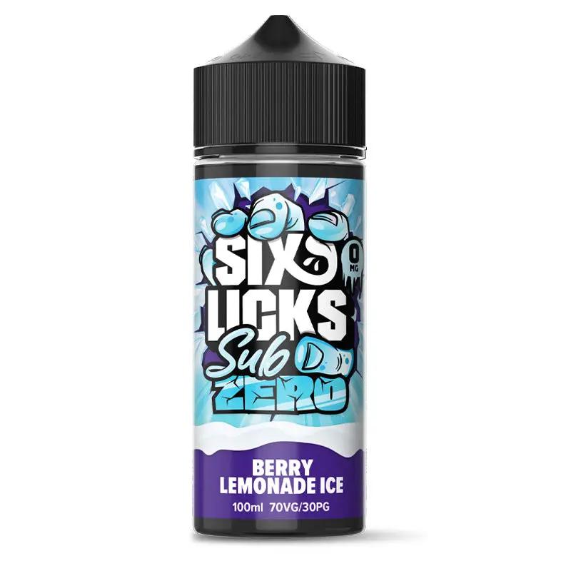 Product Image of Six Licks Sub Zero Eliquid - Berry Lemonade Ice - 100ml