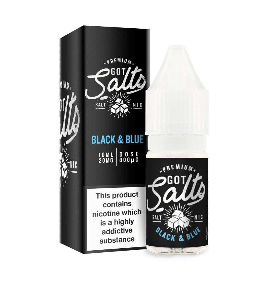 Product Image of Black & Blue Nic Salt E-Liquid by Got Salts 10ml