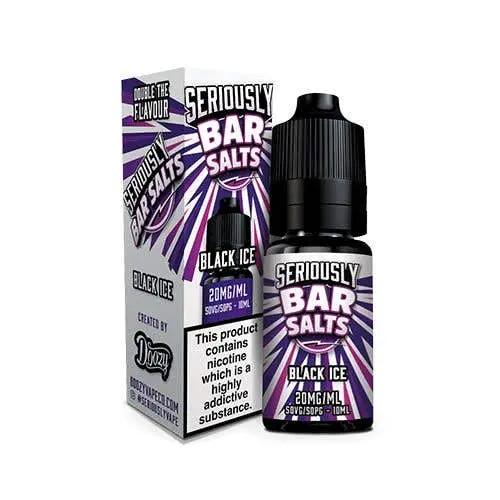 Product Image of Black Ice Nic Salt E-Liquid by Seriously Bar Salts By Doozy 10ml