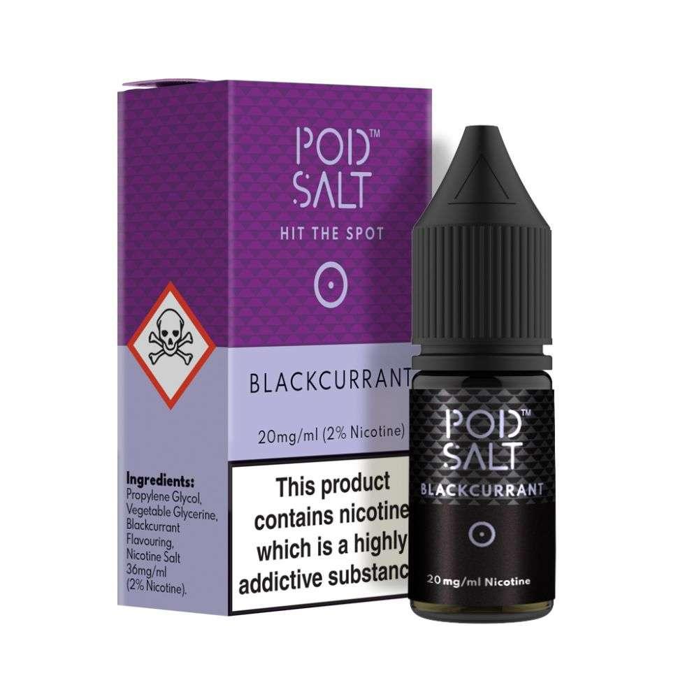 Product Image of Blackcurrant Nic Salt E-Liquid by Pod Salt 10ml