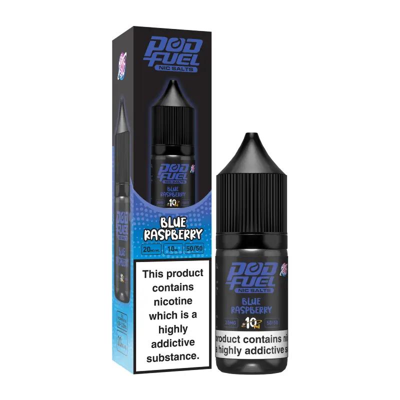 Product Image of Blue Raspberry Nic Salt E-liquid by Pod Fuel Nic Salt 10ml