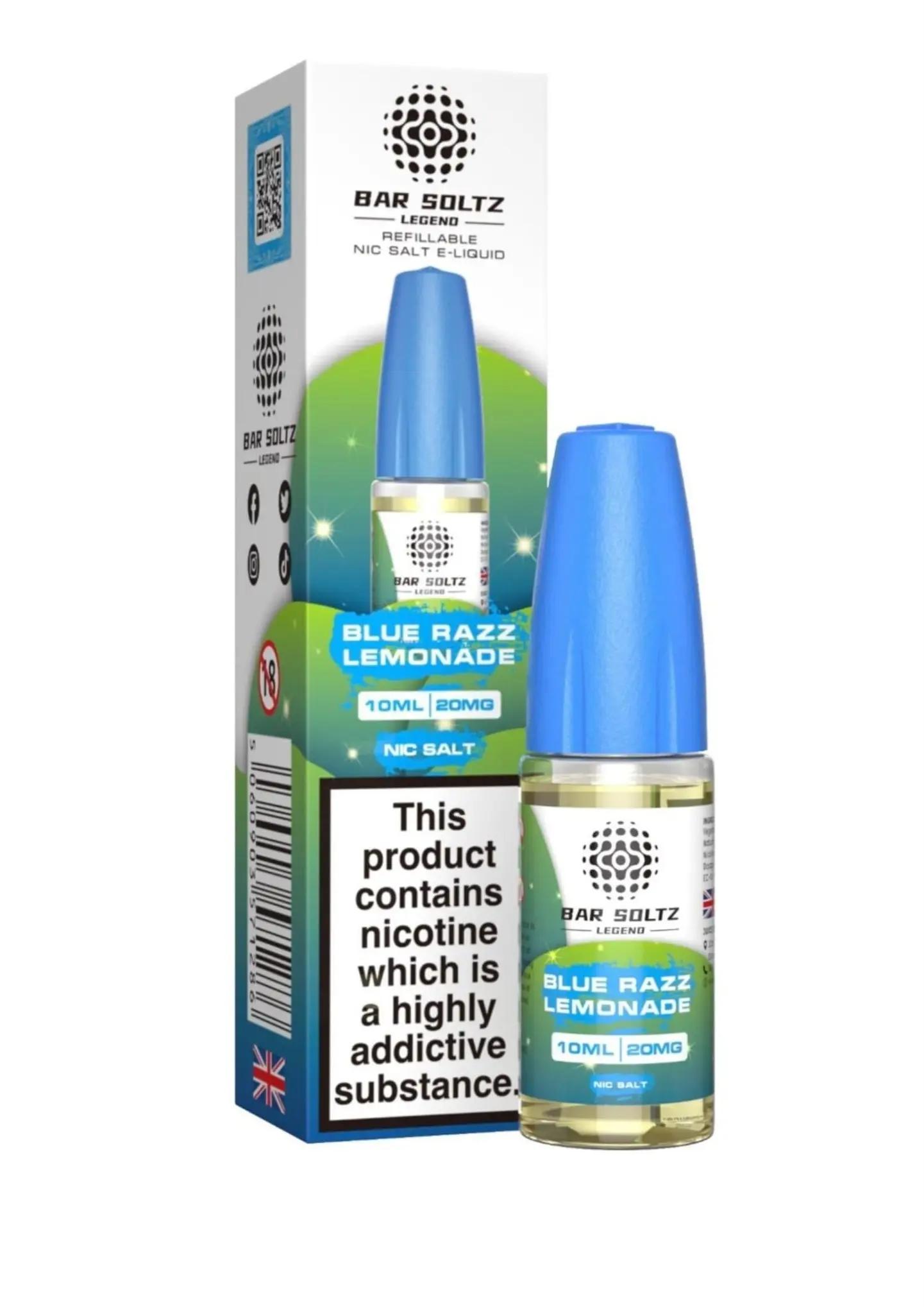 Product Image of Bar Soltz Legend Nic salt - Blue Razz Lemonade - 10ml