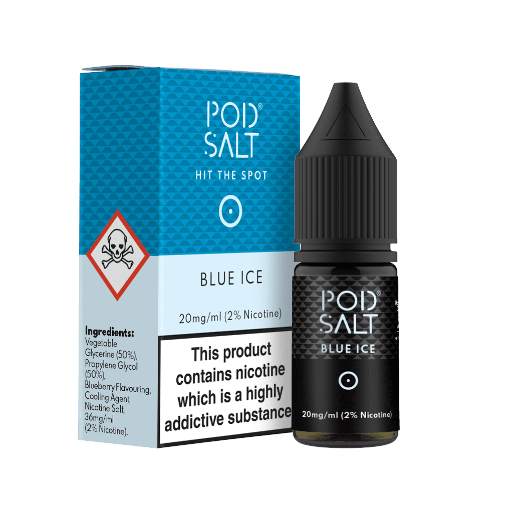 Product Image of Blue Ice Nic Salt E-Liquid by Pod Salt 10ml