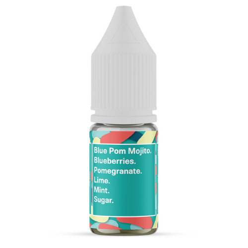 Product Image of Blue Pom Mojito Daiquiri Nic Salt E-liquid bY Supergood Salt 10ml