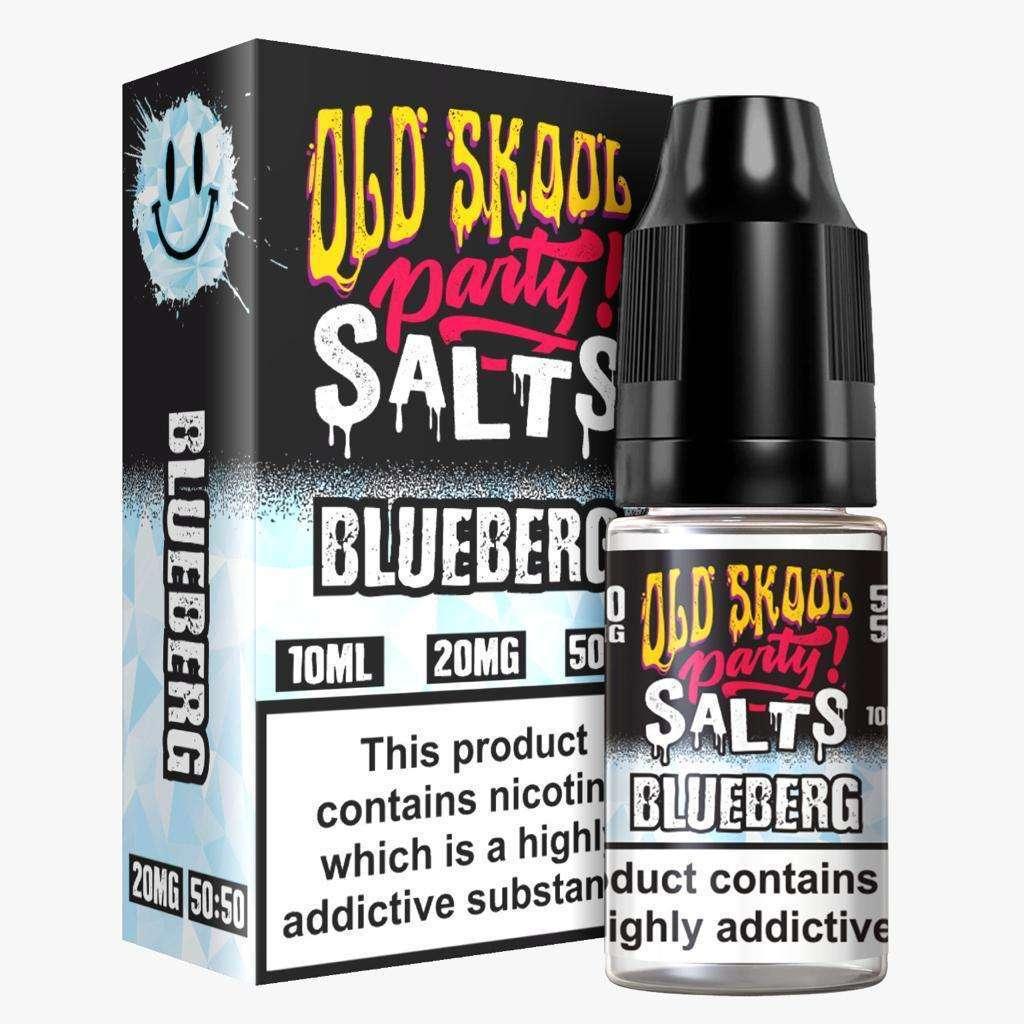 Product Image of Blueberg Nic Salt E-Liquid by Old Skool Party Salts 10ml