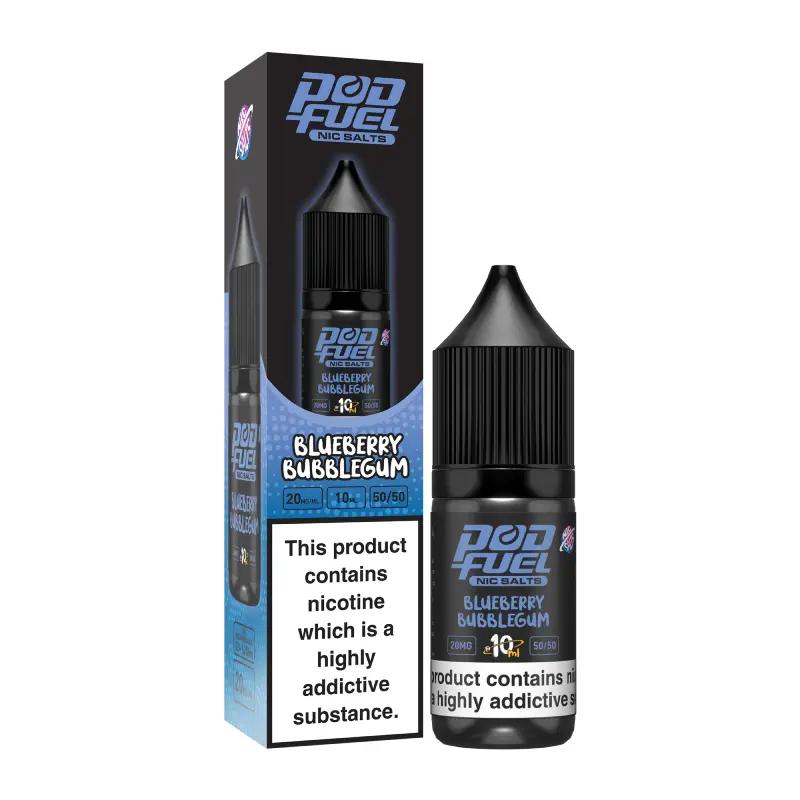 Product Image of Blueberry Bubblegum Nic Salt E-liquid by Pod Fuel Nic Salt 10ml